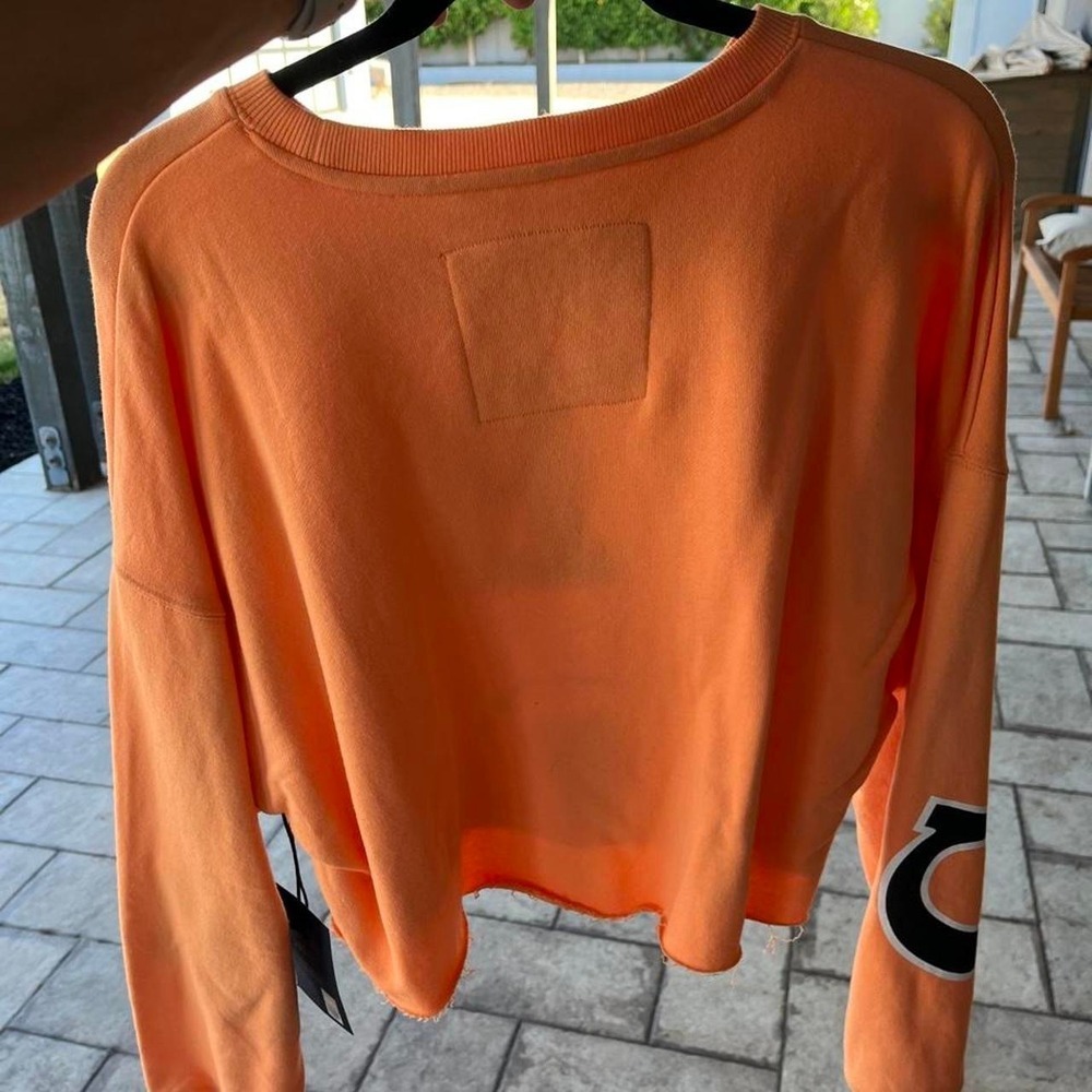 Gameday Social OSU Cowboys Cropped Crewneck GO POKES WBO Sz L NWT - Picture 6 of 8